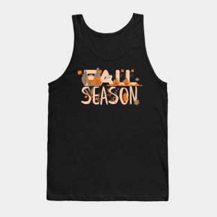 Fall Season Leaves Tank Top